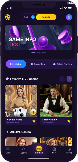 Betroia App - Casino en vivo